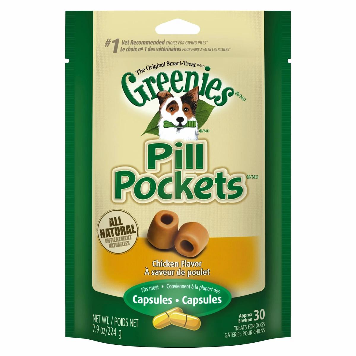 Greenies Pill Pockets Treats Dog Training & Suoolies