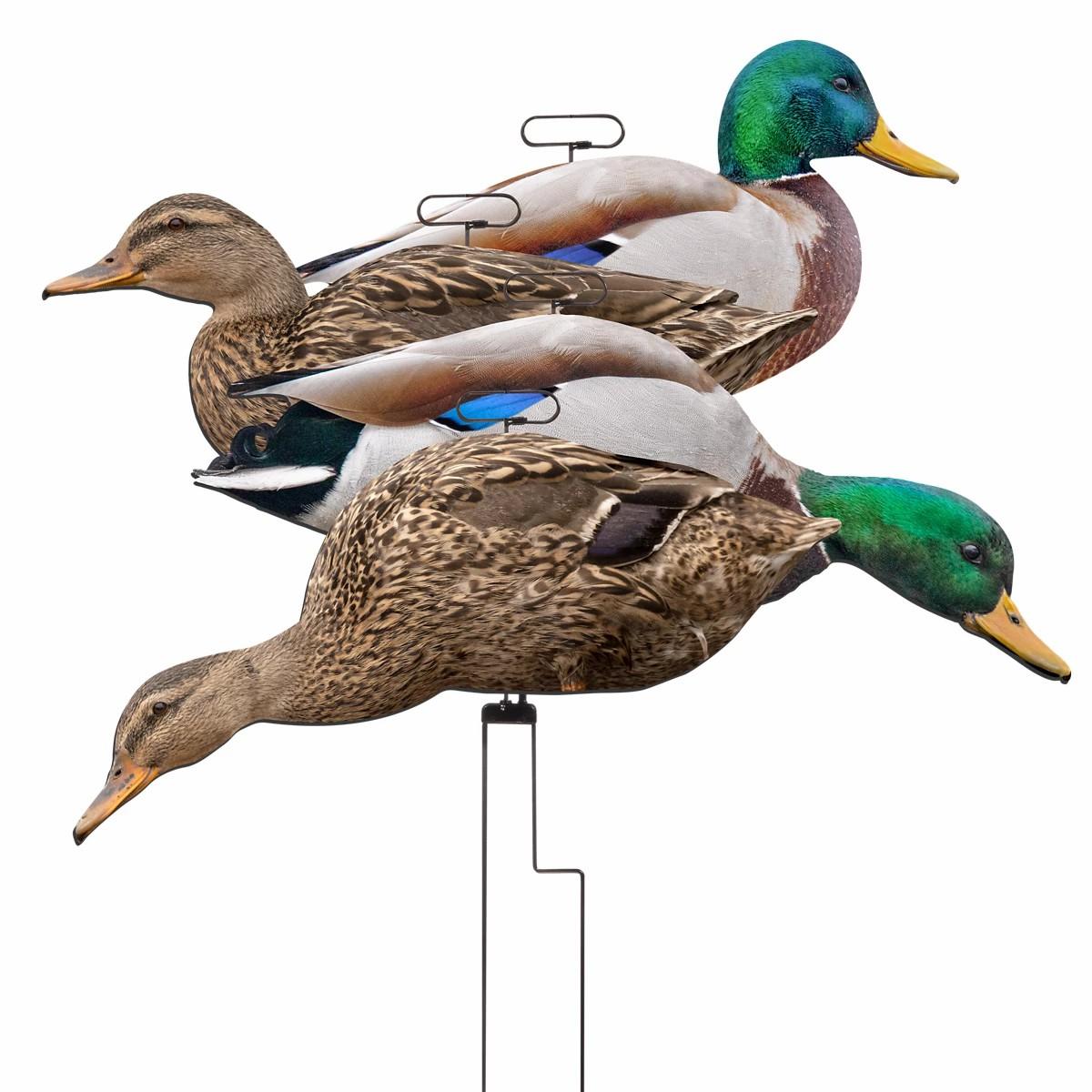 Higdon Flats Mallard Motion Silhouettes Decoys 12Pk Decoys