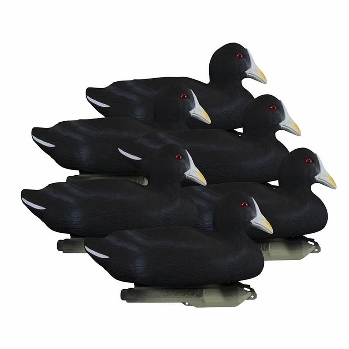 Higdon Standard Coot, Foam Filled 6Pk Decoys