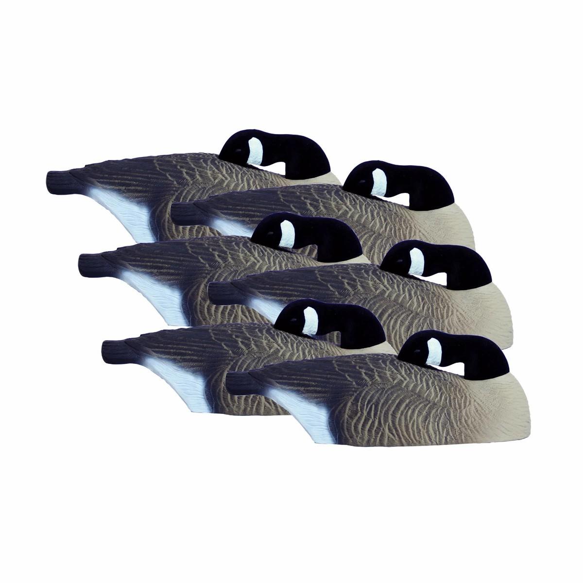 Higdon Standard Half Shell Sleeper Canada Goose Decoys 6-Pack Decoys