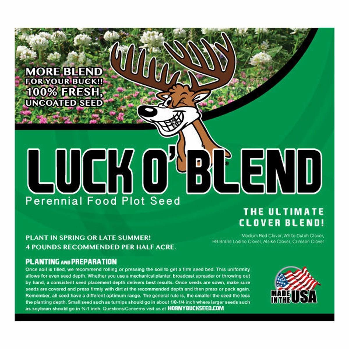 Horny Buck Seed Luck O’ Buck Food Plot Seed Food Plots