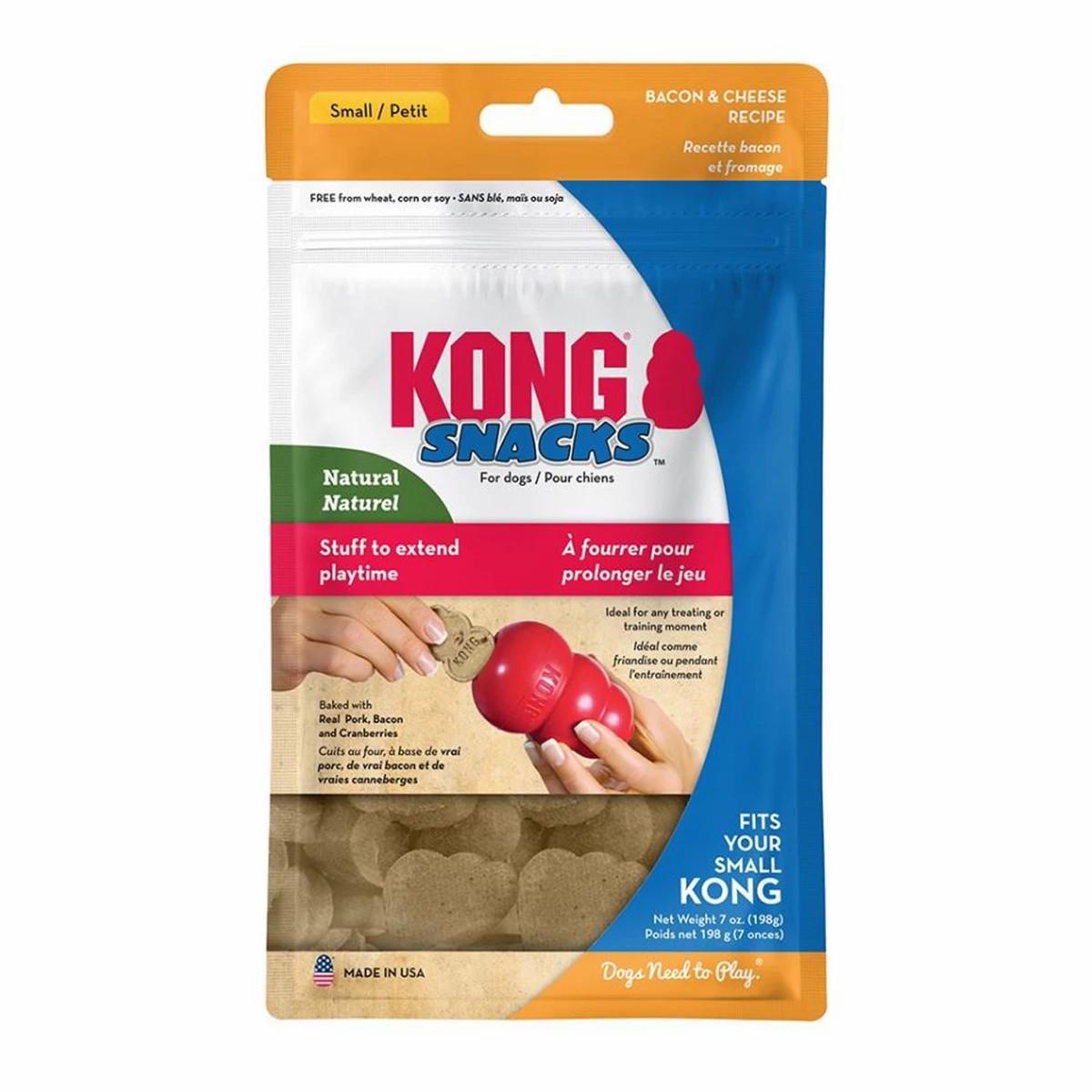 Kong Snacks Bacon & Cheese Dog Training & Suoolies