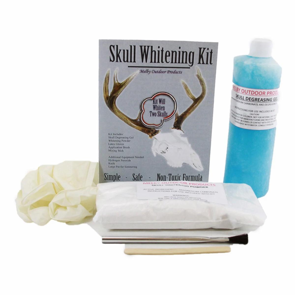 Melby Outdoors Skull Whitening Kit Accessories