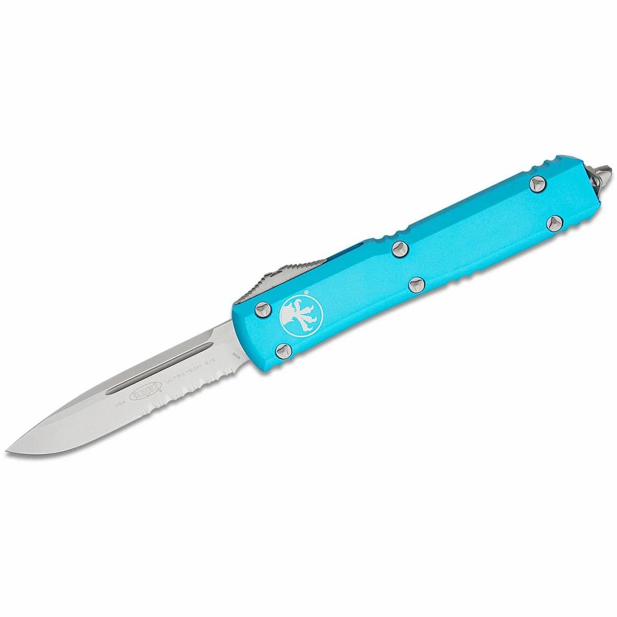 Microtech 121-11Tq Ultratech S/E Turquoise Automatic Knife Automatic Knives