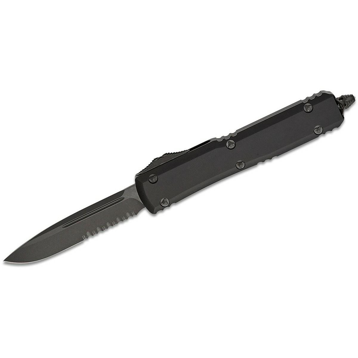 Microtech 121-2Dlctsh Ultratech S/E Shadow Black Automatic Knife Automatic Knives