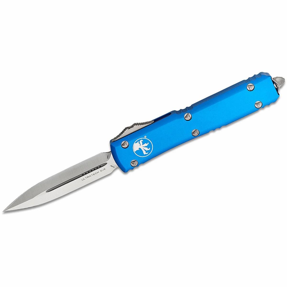 Microtech 122-4Bl Ultratech D/E Blue/Satin Automatic Knife Automatic Knives