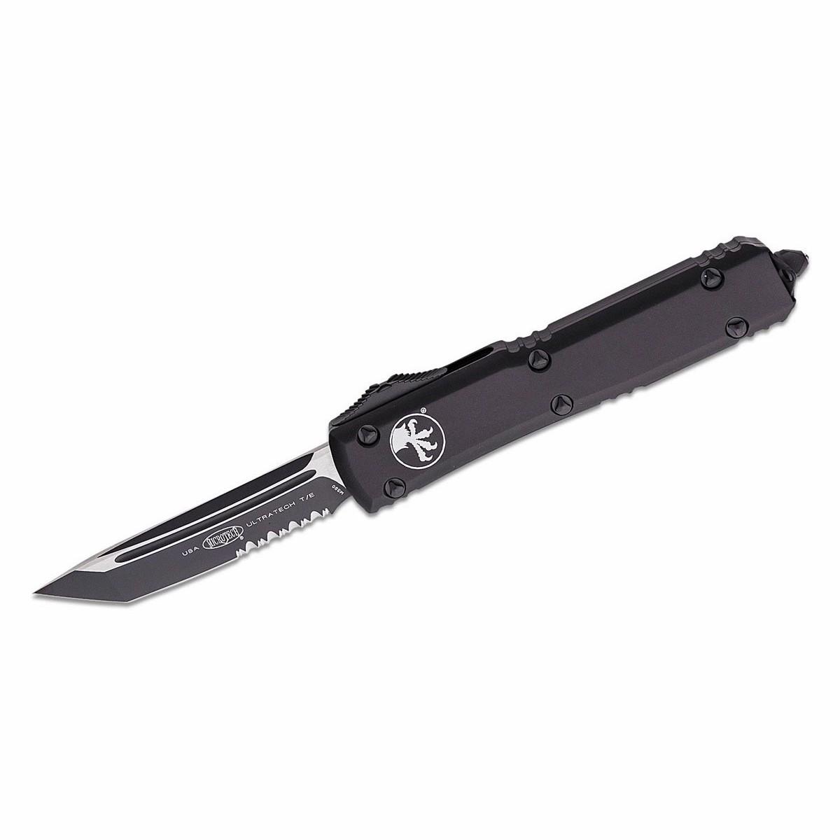 Microtech 123-2T Ultratech T/E Black Automatic Knife Automatic Knives