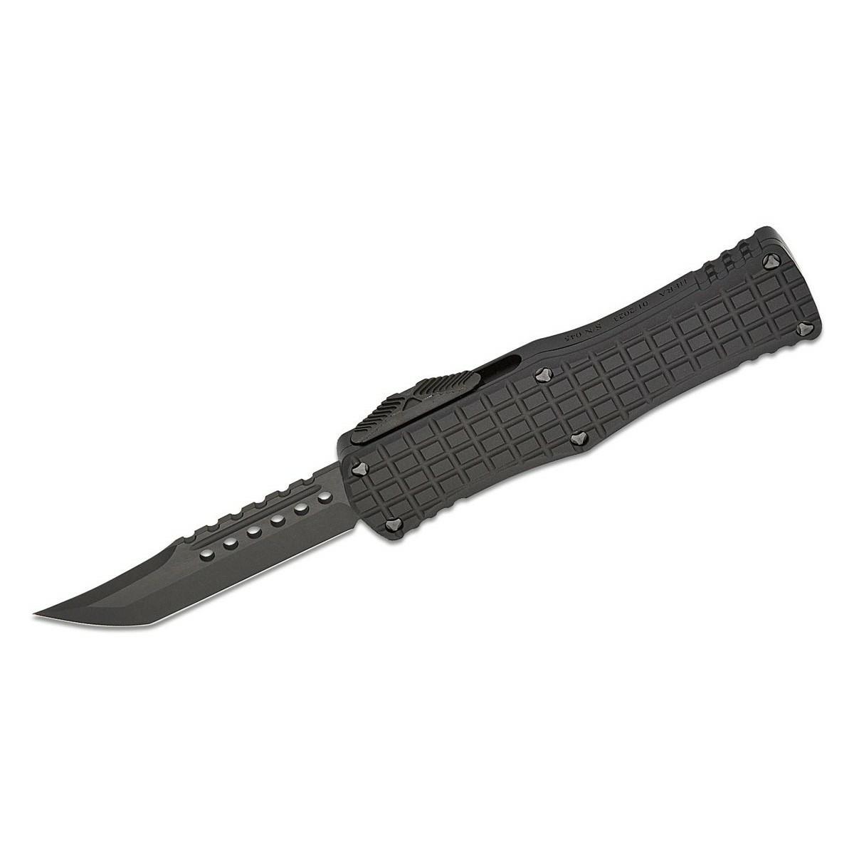 Microtech 919-1Dlctfrsh Hera Dlc Hellhound T/E Black Automatic Knife Automatic Knives