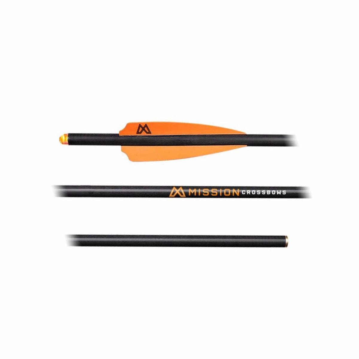 Mission 22″ .003 Lighted Crossbow Bolts Archery