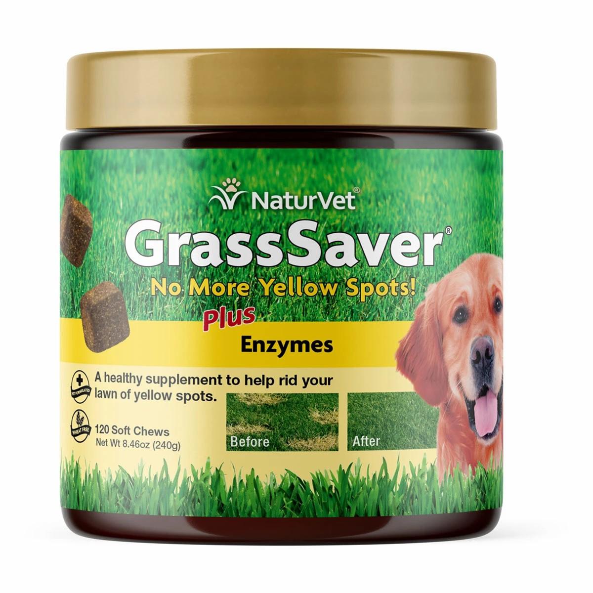 Naturvet Grasssaver Soft Chews For Dogs Dog Training & Suoolies