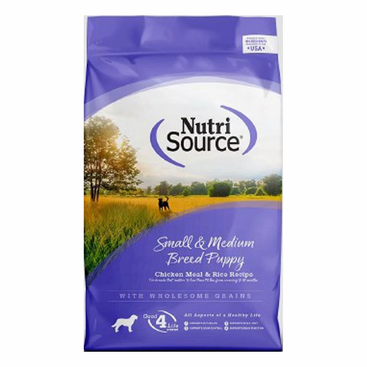 Nutrisource Small To Medium Breed Puppy Chicken And Rice Dog Food Dog Training & Suoolies