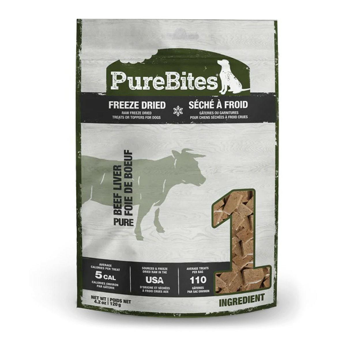 Purebites Freeze Dried Beef Dog Treats Dog Training & Suoolies