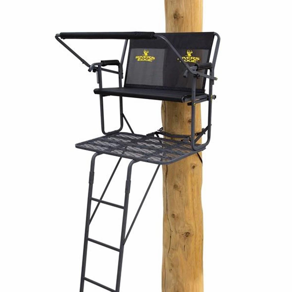 Rivers Edge Twoplex 2-Man Ladder Stand Hunting