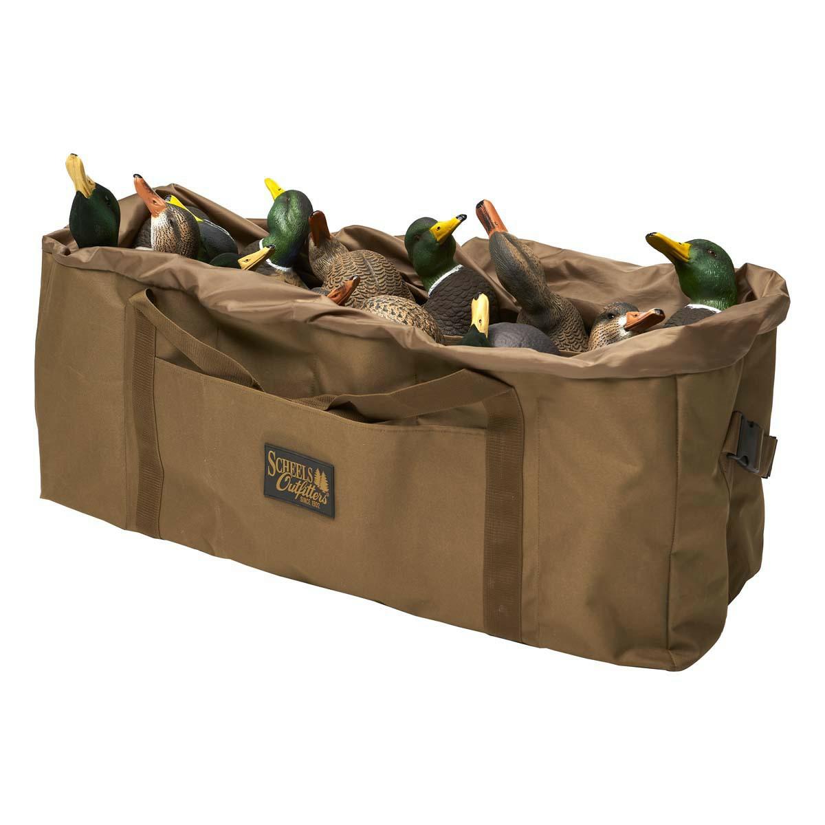 Scheels Outfitters 12 Slot Full Body Duck Cinch Top Decoy Bag Decoy Bags