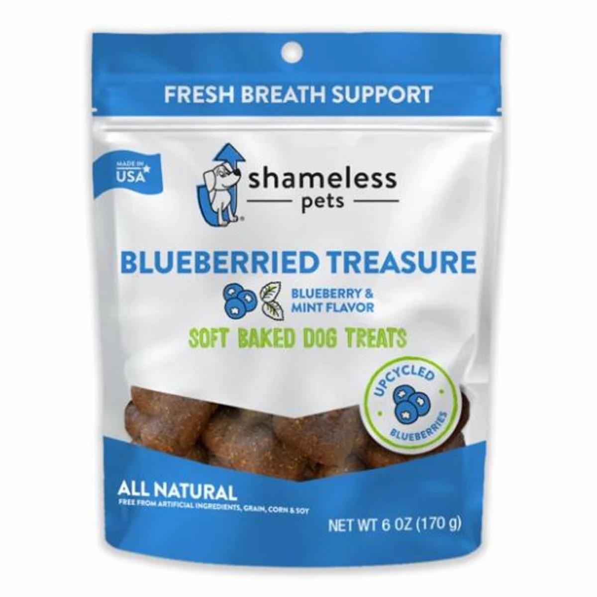 Shameless Pets Blueberried Treasure Soft Baked Dog Treats Hunting