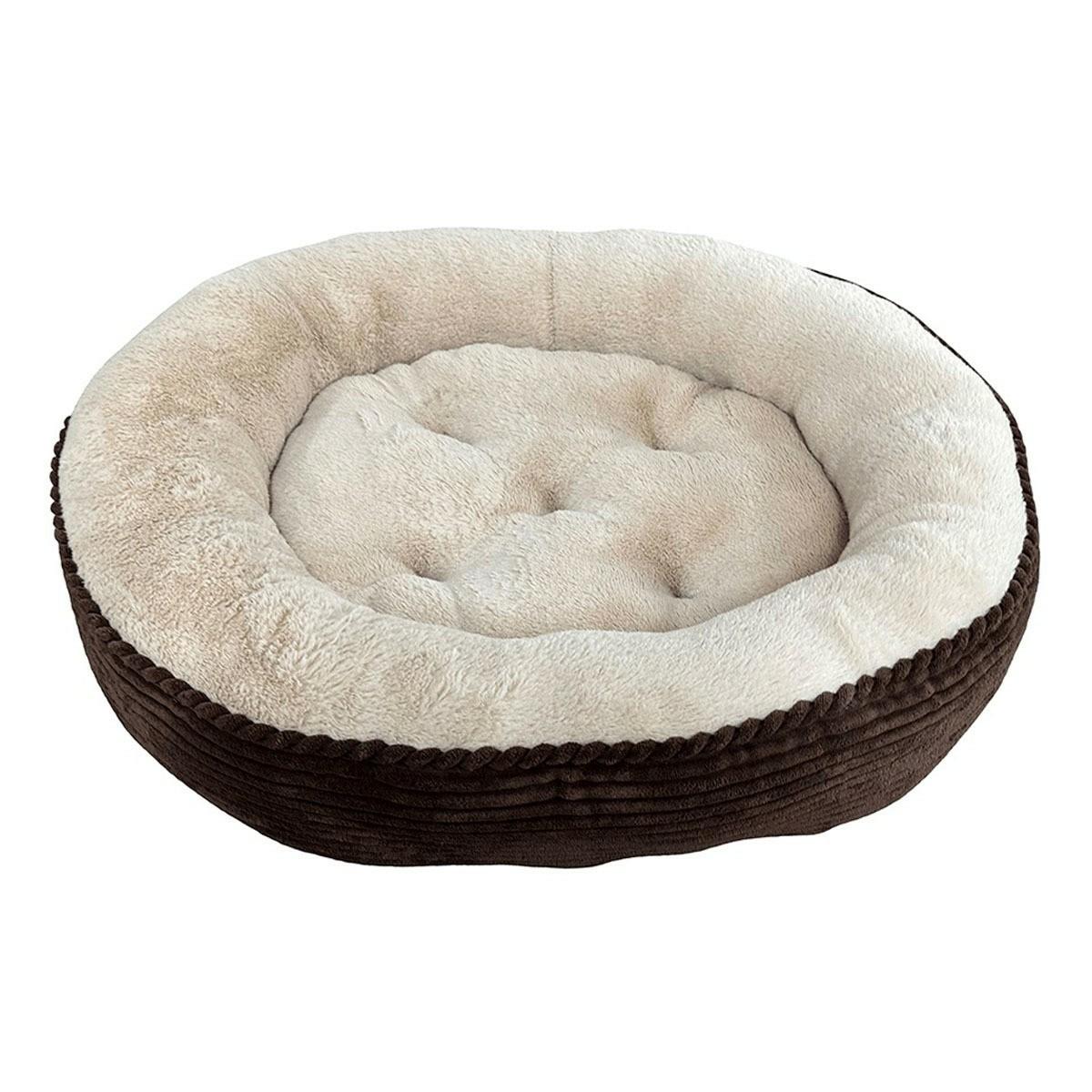 Sleep Zone Luxe Round Dog Bed Beds & Pads