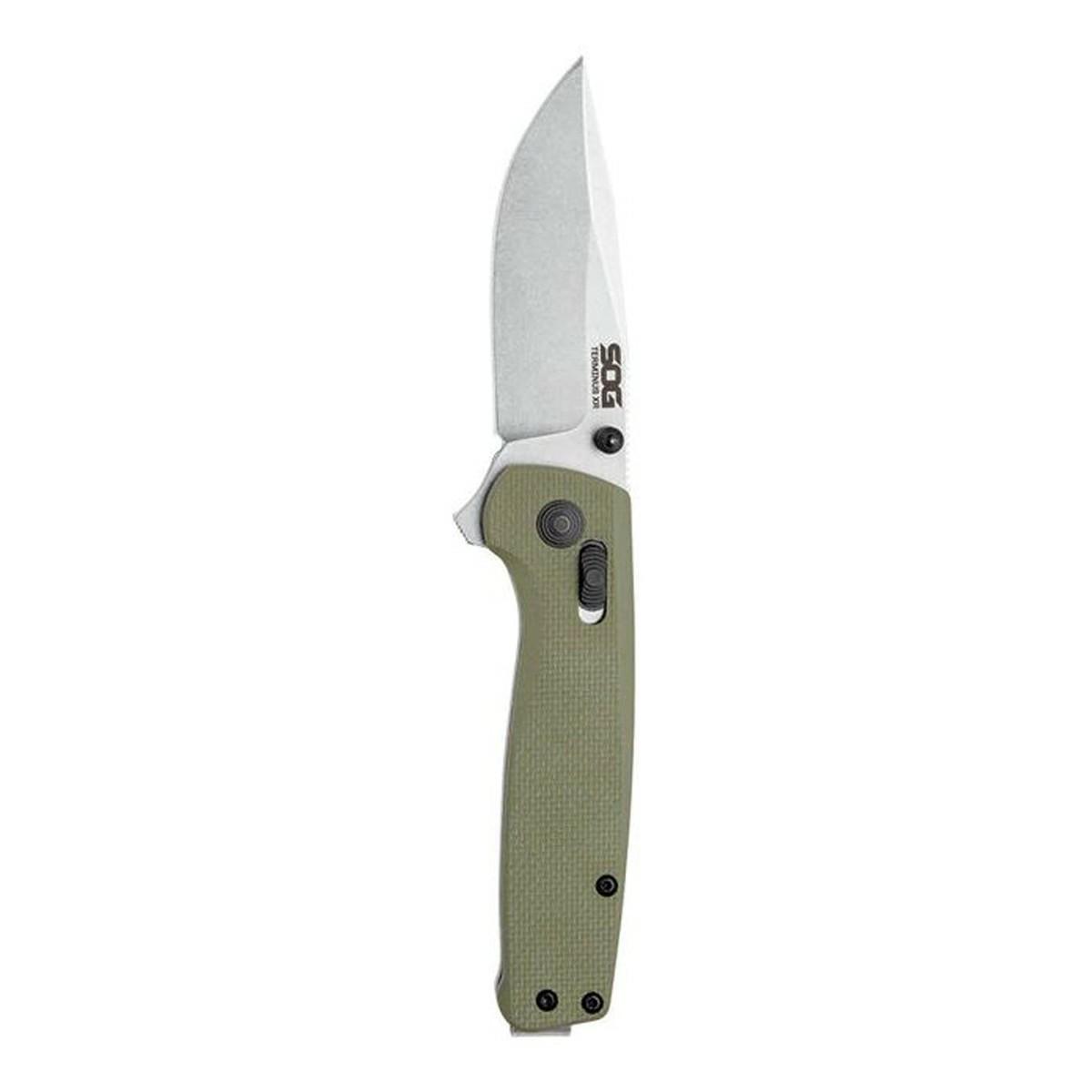 Sog Terminus Xr G10 Folding Pocket Knife Hunting