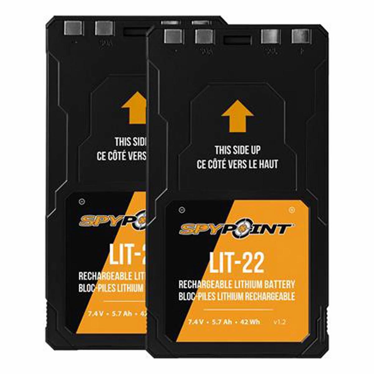 Spypoint Lit 22 Lithium Battery Twin Pack Hunting