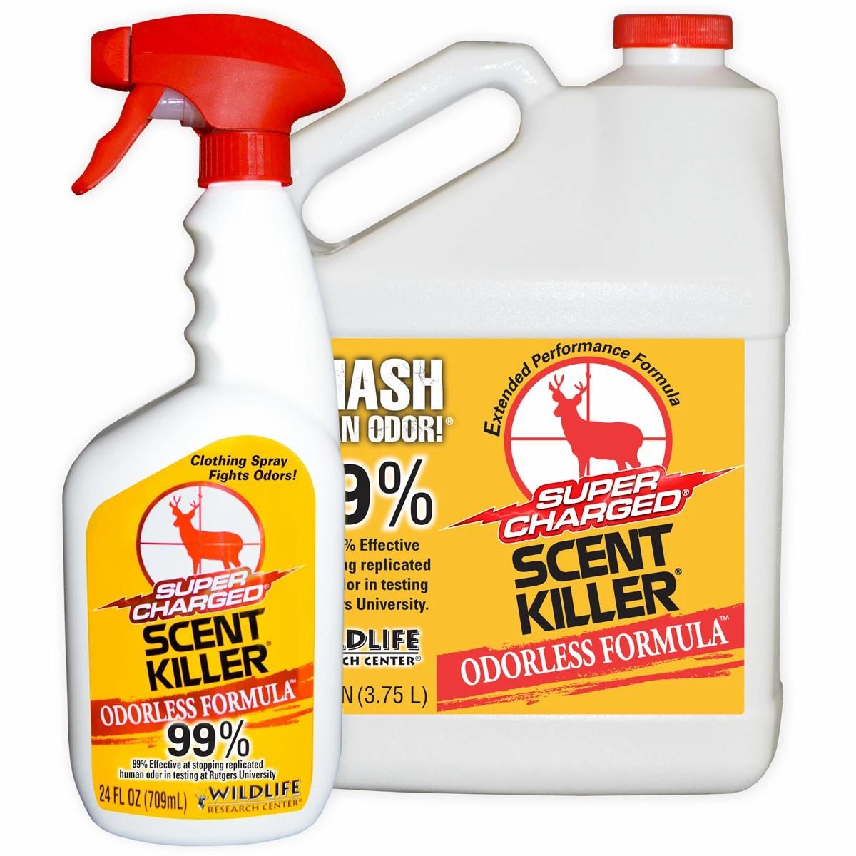 Super Charged Scent Killer Spray Hunting