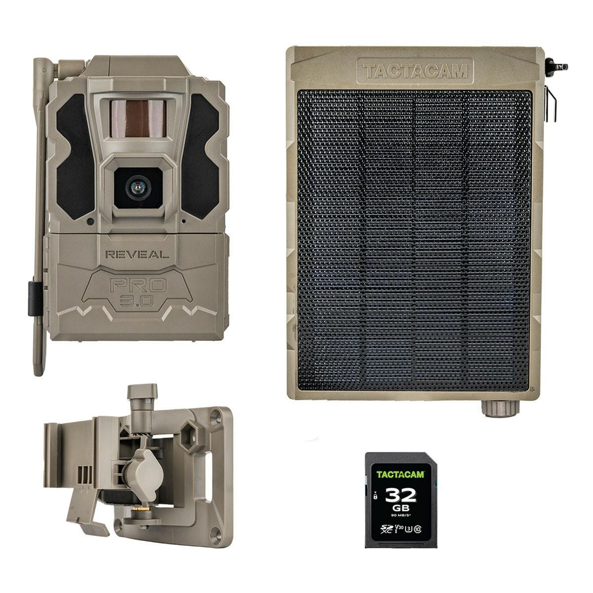 Tactacam Reveal Pro 3.0 Cellular Trail Camera Ultimate Scouting Bundle Cellular Trail Cameras