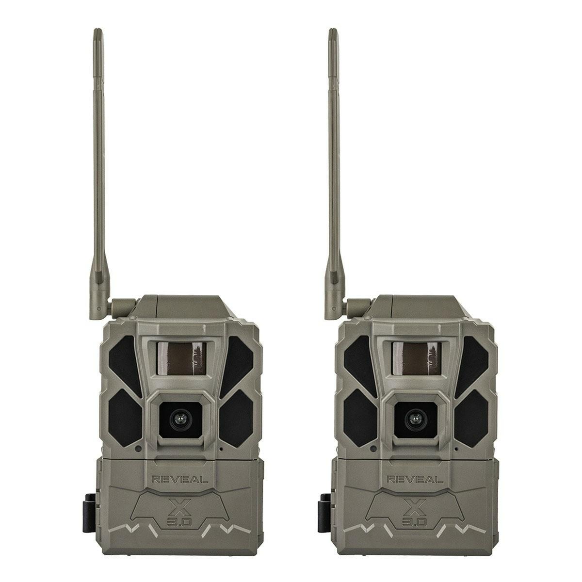 Tactacam Reveal X 3.0 Cellular Trail Camera 2 Pack Cellular Trail Cameras