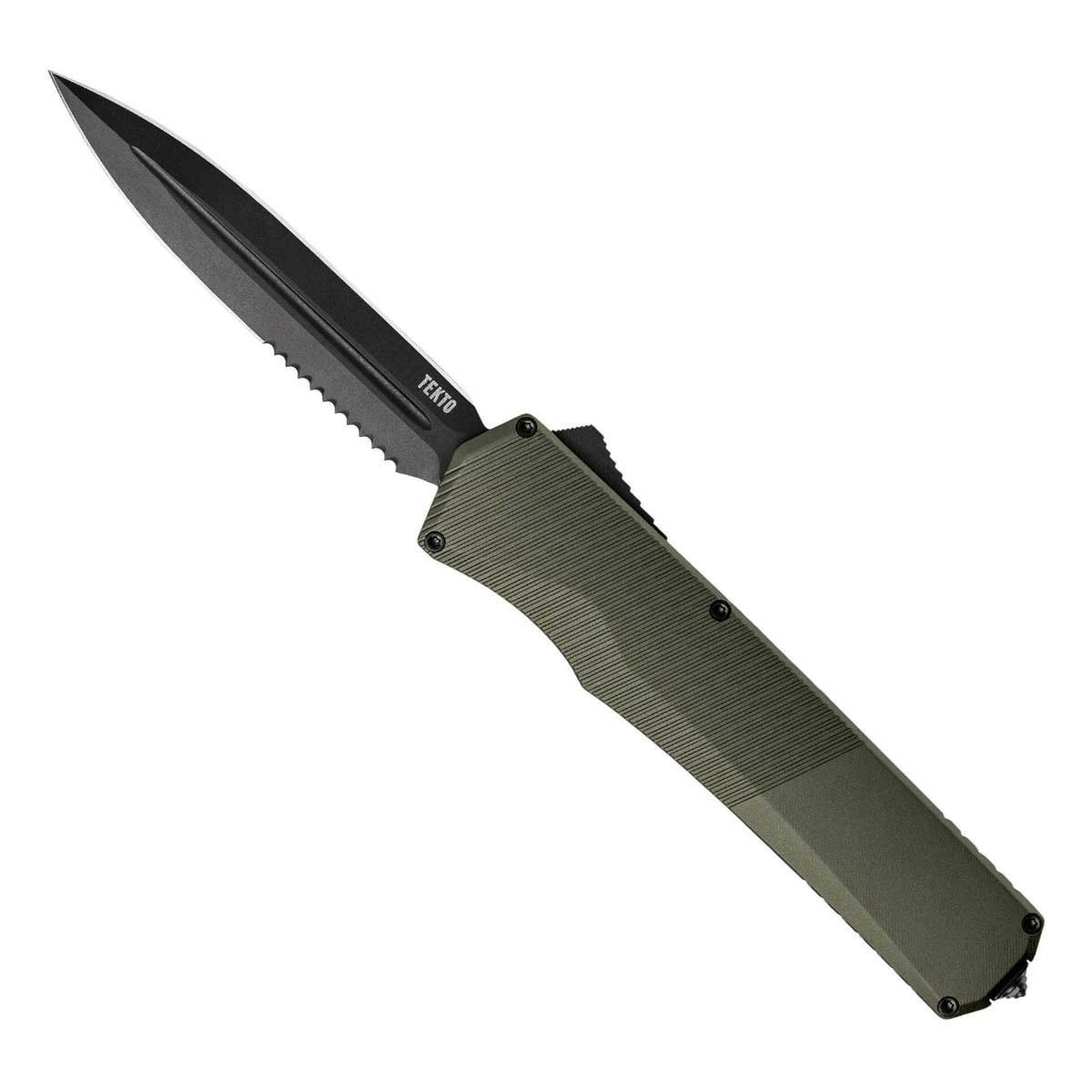 Tekto A5 Spry Dagger Serrated Automatic Knife Automatic Knives