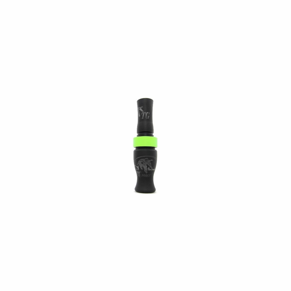 Tim Grounds G Force Flat Black W/ Lime Band Goose Call Game Calls