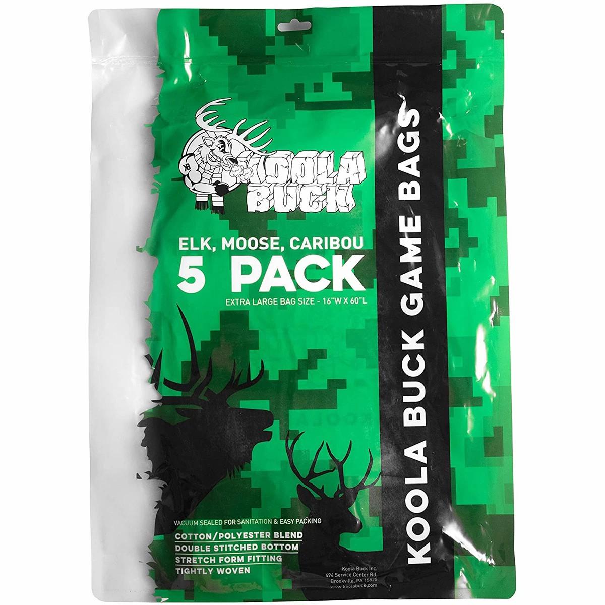 Koola Buck Xl Game Bags 5 Pack For Elk, Moose, Caribou Accessories