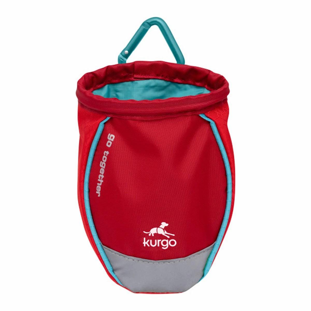 Kurgo Go-Stuff-It Chili Red Treat Bag Dog Training & Suoolies