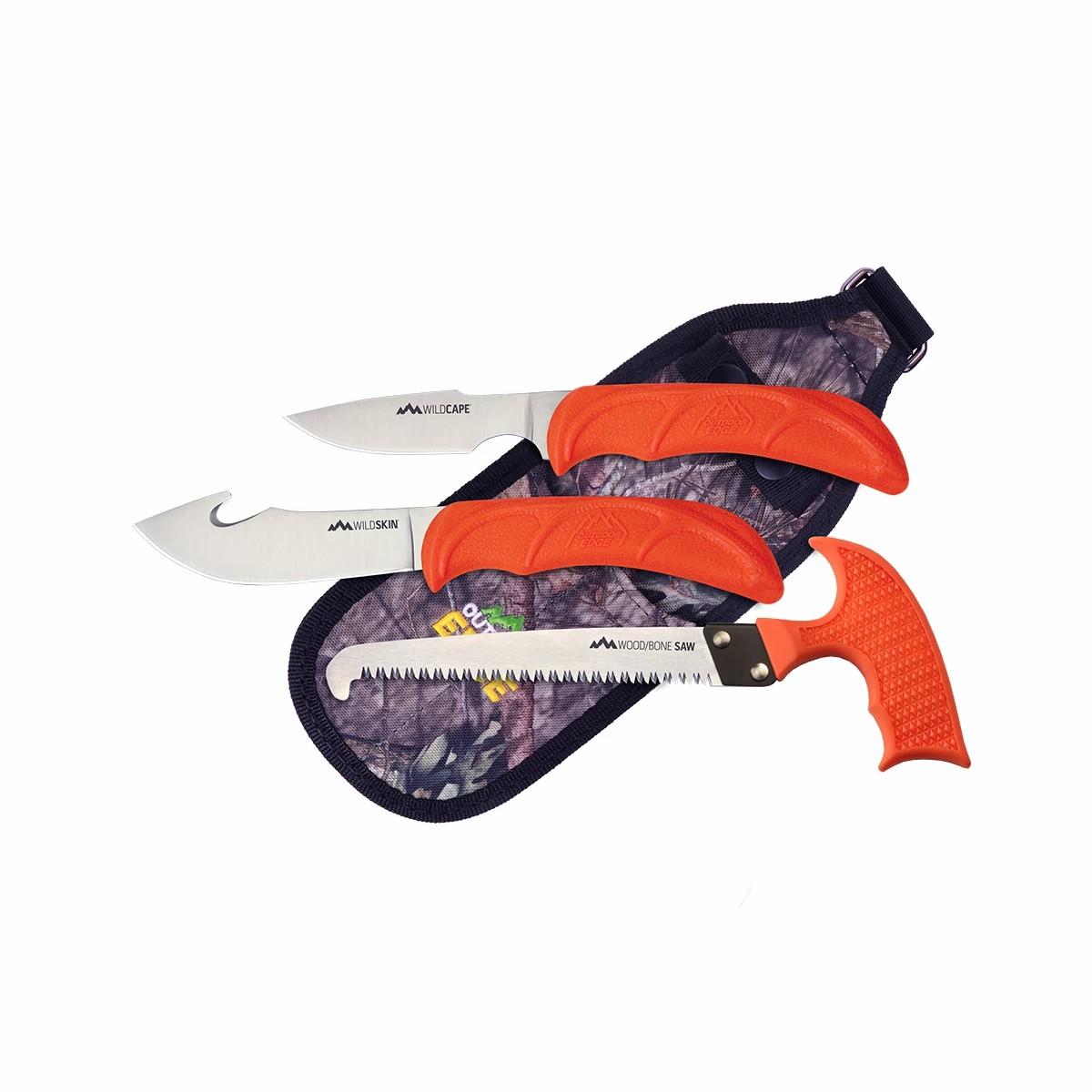 Outdoor Edge Wildguide Big Game Set Knife Hunting